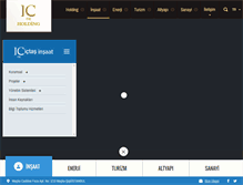 Tablet Screenshot of ica-construction.com
